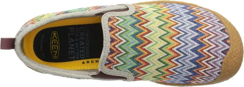 Vista 5 de KEEN Pantuflas Howser de lona para mujer, de baja altura, informales, cómodas y duraderas