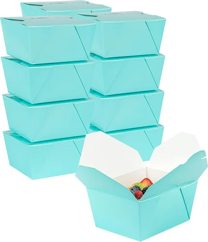 Vista 41 de Restaurantware Bio Tek - Cajas para llevar de 30 onzas, 200 loncheras para llevar, cierre de tabulación, resistentes al calor, desechables, de papel