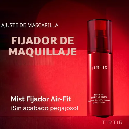 Vista 3 de TIRTIR Mask Fit - Fijador de maquillaje Spray fijador de maquillaje ligero no graso resistente a la transferencia 24H, 2.7 onzas líquidas