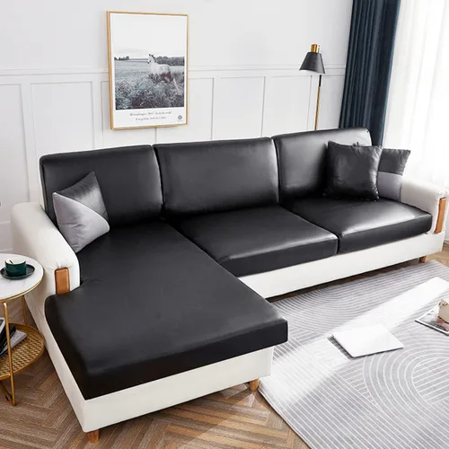 Vista 4 de Tela de vinil suave grande para tapicería de cuero de 1 yarda 143x91 cm, hojas de cuero sintético de textura de 0.8 mm de grosor, para manualidades