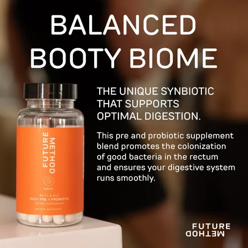 Vista 2 de FUTURE METHOD Prebióticos sinbióticos para hombres y mujeres - Suplemento probiótico y prebiótico para la digestión, inmunidad y regularidad