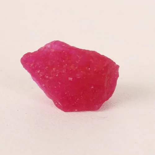 Vista 4 de REAL-GEMS Rubí rojo natural de 11,5 quilates de cristal curativo crudo suelto piedra preciosa AXD-999, Gema, Rubí rojo africano