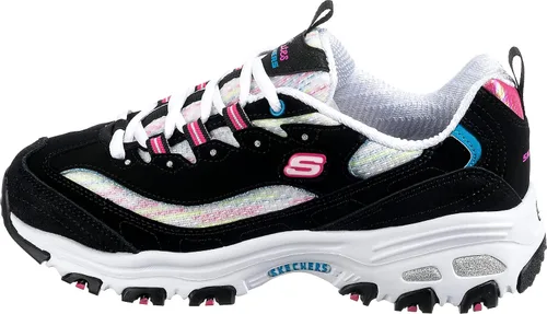 Vista 3 de Skechers D'Lites-Life Saver - Tenis de espuma viscoelástica con cordones para mujer
