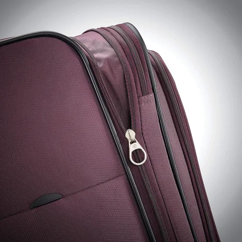 Vista 5 de Samsonite Ascella X Softside - Equipaje expansible con ruedas giratorias, Ciruela