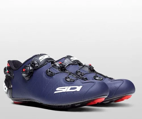 Vista 2 de SIDI Shoes Wire 2 Matt Carbon, Scape Ciclismo Hombre, Azul Mate Negro, 44.5