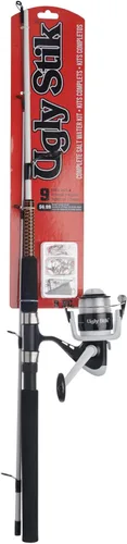 Vista 2 de Ugly Stik Kit completo de carrete Spincast y caña de pescar