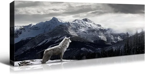 Vista 48 de YONICA Lienzo de pared de animales de la naturaleza, pintura de pared de águila, impresión artística de águila calva voladora impresa en lienzo