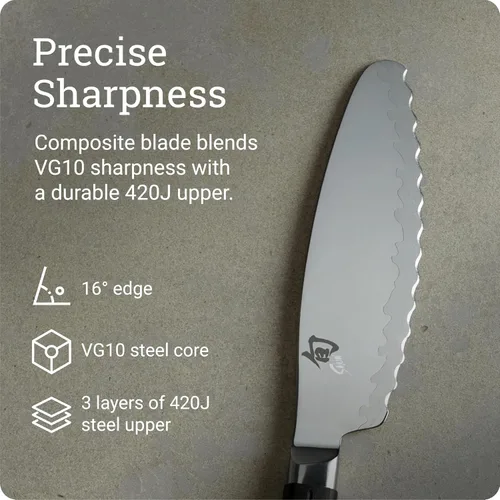 Vista 3 de Shun Sora - Cuchillo para pelar, Utilitario, Metálico