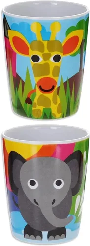 Vista 2 de Vaso infantil para jugo diseño de la selva French Bull, Tazas, Jungle