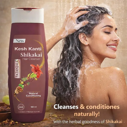 Vista 6 de patanjali Kesh Kanti Shikakai limpiador de cabello 6.1 fl oz / 6.08 fl oz