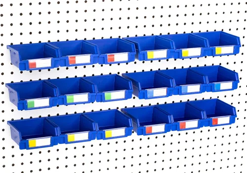 Vista 24 de Papeleras de Pegboard – tamaños 3.5", 5", o 7