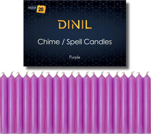 Vista 19 de Dinil Velas de hechizo surtidas, paquete de 100 velas sin perfume de 4 10 colores surtidos