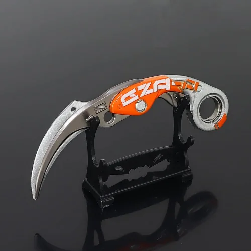 Vista 9 de Chewmeter Juego Valorant Velocity Karambit Cuchillo Figuras de Acción Juego Juguetes Colección Llavero Regalo Escritorio Decoración Mochila Colgante