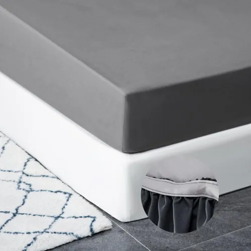 Vista 10 de Mohap Sábana bajera tamaño Queen – Bolsillo profundo de banda ancha (se adapta a colchones de hasta 16 pulgadas), microfibra de doble cepillado
