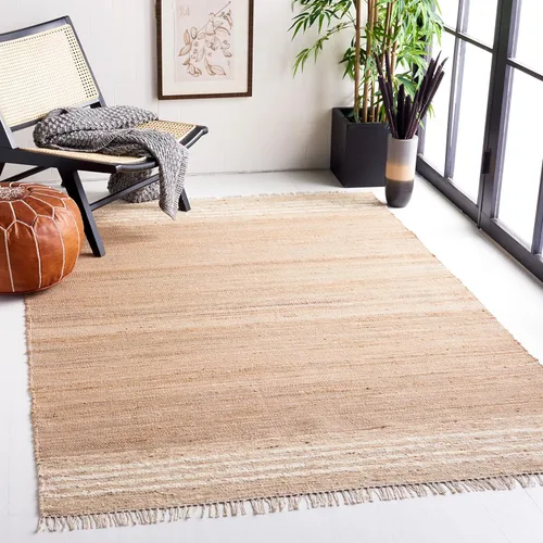 Vista 9 de SAFAVIEH Natura Collection - Alfombra de pasillo de 2 pies 3 pulgadas x 9 pies, natural y marfil, hecha a mano, estilo bohemio, costero, yute