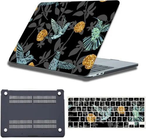 Vista 70 de Funda compatible con MacBook Air de 15" M5 M4 M3 M2 2023-2026 Negro (Black Lace)