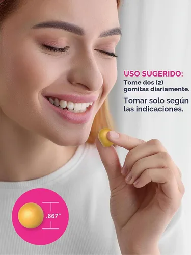 Vista 7 de NeoCell Gomitas para el cabello, piel y uñas, 60 unidades Péptidos de colágeno más biotina Con vitaminas C y E Fórmula avanzada constructora