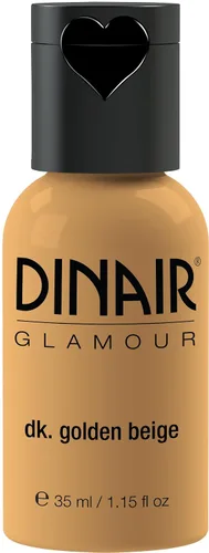 Vista 23 de Dinair Base de maquillaje con aerógrafo Marrón oscuro GLAMOUR: Natural, Cobertura ligera, Mate 1/4oz