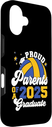 Vista 3 de iPhone 16 Parents of a 2025 Graduate Senior Graduation Volleyball Case