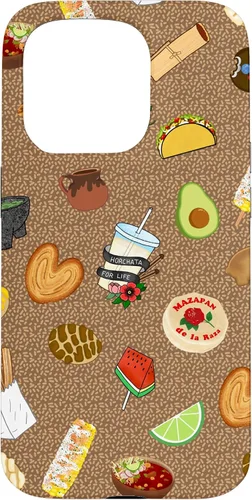 Vista 14 de Brown Antojitos Mexican Food Latino Tacos Pan Dulce - Carcasa para iPhone 17