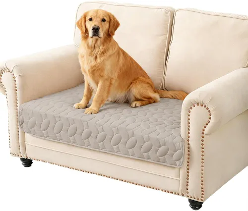 Vista 64 de Ameritex Funda impermeable para cama de mascotas, manta antideslizante para cama de perro, para sofá y muebles, impermeable, nuevo diseño