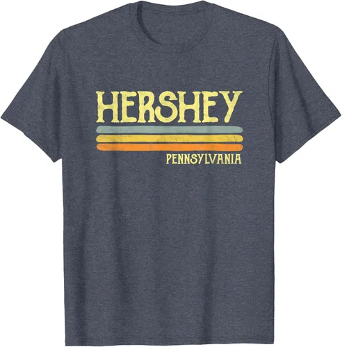 Vista 74 de Camiseta vintage de regalo de recuerdo de Hershey Pennsylvania PA, Negro, S
