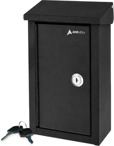 Vista 9 de AdirOffice Caja grande para llaves – Caja de almacenamiento de grado comercial de gran capacidad – Paquete y paquetes seguros – para uso doméstico
