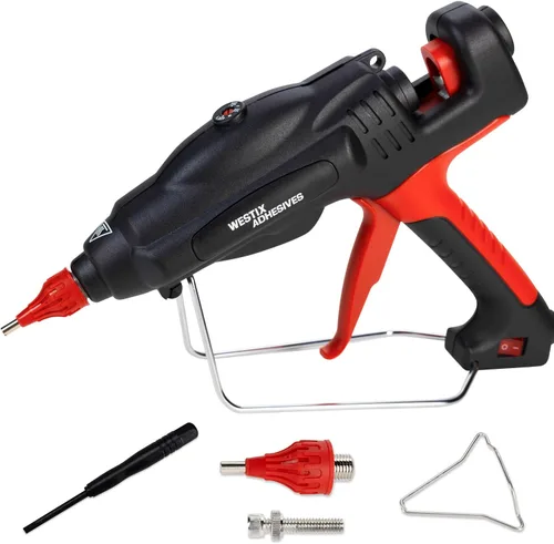 Vista 9 de IDL Packaging GG-220 Pistola de pegamento caliente industrial de 200 W de tamaño completo para barras de pegamento de 1/2 pulgada, calentamiento
