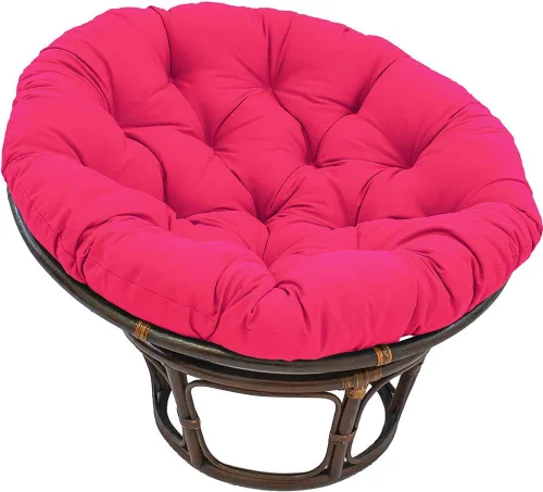 Vista 15 de Cojín colgante para silla de hamaca, cojín de tumbona para interiores y exteriores, cojín redondo grueso para silla de huevo, cojín de asiento