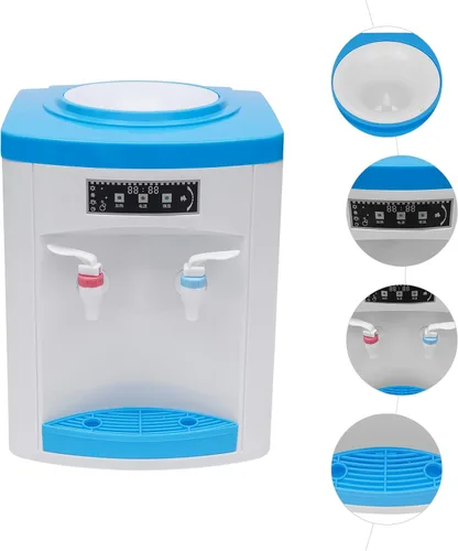 Vista 7 de Despachador de agua de carga superior eléctrico, dispensador de agua fría y caliente para botellas de 1 a 5 galones, enfriador de agua de mostrador