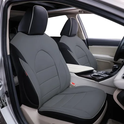 Vista 7 de EKR Fundas de asiento de coche para Toyota Camry 2018-2024 (gas), juego Beige