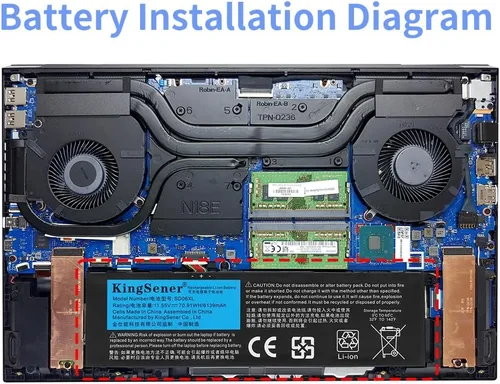 Vista 8 de SD06XL Batería para HP Omen 15-ek 15-es 70.91WH