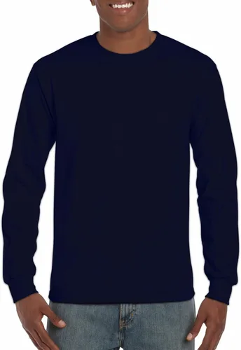 Vista 66 de Gildan - Camiseta de algodón y de manga larga para hombre, modelo G2400 (1) verde irlandés + (1) negro