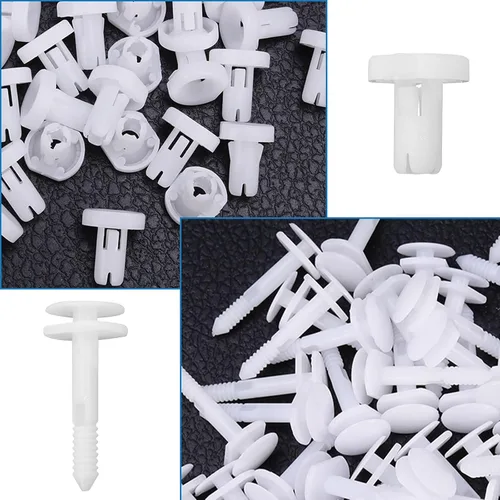 Vista 3 de Hoypeyfiy Kit de 25 clips de retención para panel de puerta de automóvil, panel de moldura de puerta, retenedor tipo empuje 15960325 repuesto