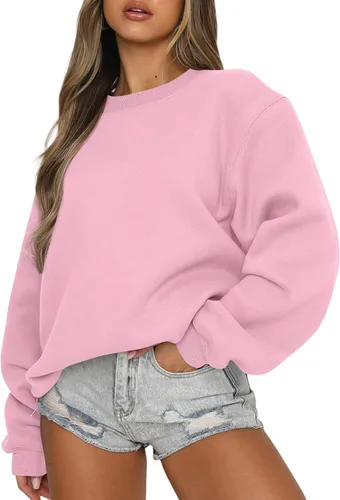 Vista 41 de EFAN Sudaderas de gran tamaño con cuello redondo Y2K para mujer, sudaderas con capucha para otoño, moda 2025, ropa para adolescentes y niñas, lindo