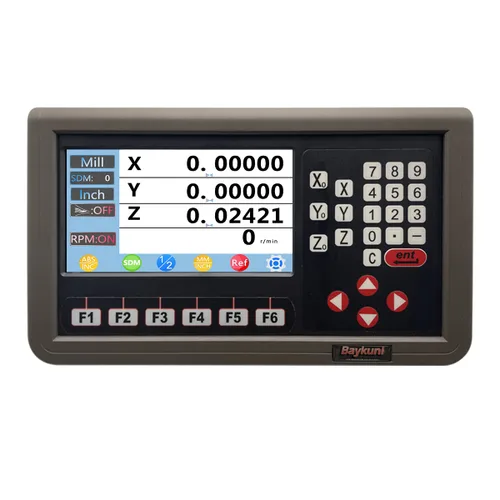 Vista 2 de Kit de visualización de escala magnética de lectura digital DRO de 3 ejes DRO para fresado y tornería CNC, longitud de viaje DIY