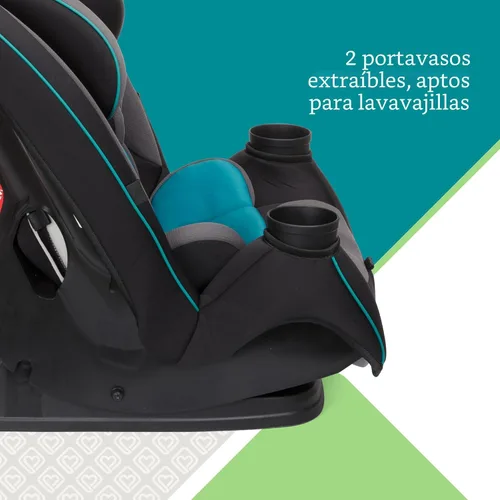 Vista 6 de Safety 1st Grow and Go Asiento de coche convertible todo en uno delgado, orientado hacia atrás, de 2.3-18 kg, orientado hacia adelante (14–29 kg)