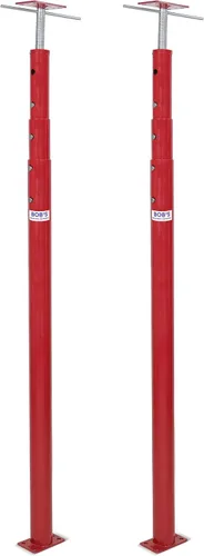 Vista 10 de BISupply Gatos de casa para nivelar espacios de arrastre 1 paquete - 12 a 16 pulgadas de viga de soporte ajustable para zócalo de sótano - Gato