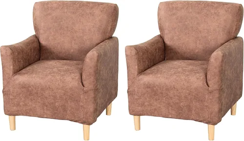 Vista 56 de FUANGUI Funda para Sillón de Banquete con Brazos Fundas para Sillas Elásticas Funda para Sillón Club Funda Suave para Sillón Sofá Cubiertas