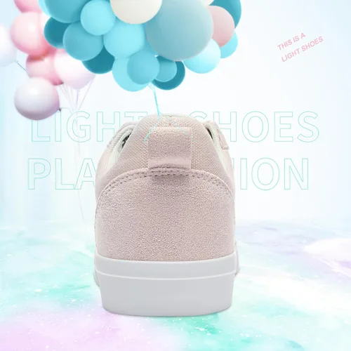 Vista 5 de Obtaom Zapatos deportivos de lona para mujer, con cordones, cómodos, zapatos de patinaje para mujer, zapatos casuales de tenis planos