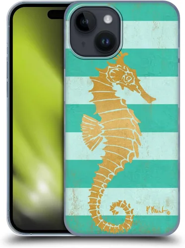 Vista 18 de Head Case Designs Officially Licensed Paul Brent Agate Mermaid Coastal Hard Back Case Compatible with Apple iPhone 15