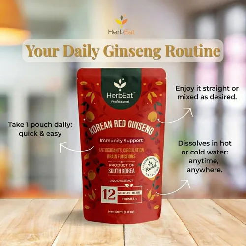 Vista 8 de Extracto líquido de ginseng rojo coreano, 11 mg de ginsenósidos, Panax de 6 años de edad, para apoyo energético y inmunológico, formulado por Dr.