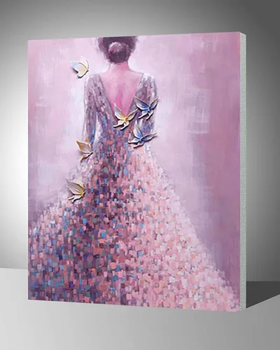 Vista 11 de LukFun Kit de pintura al óleo por números para adultos, pintura por números, 16 x 20 pulgadas (dama elegante, sin marco)