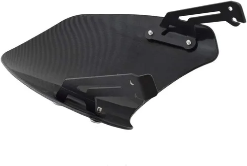 Vista 5 de GLoyer Motorcycle Windshield Windscreen Windshield Fly Screen Shield Wind Deflector with Holder Compatible with Ducati Scrambler 400 800 2015 2016