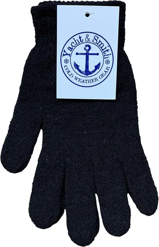 Vista 6 de Yacht Smith - Gorros y guantes de invierno para hombres y mujeres cálidos y térmicos resistentes al frío paquete al por mayor