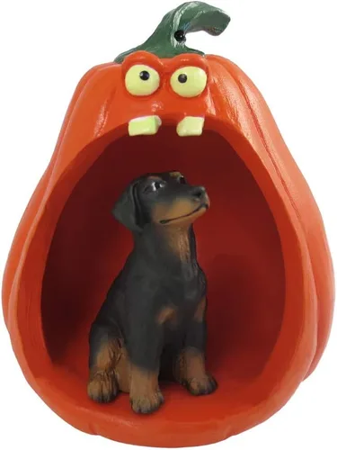 Vista 93 de Conversation Concepts Figura de Corgi galés de Halloween y calabaza Welsh Corgi Pembroke
