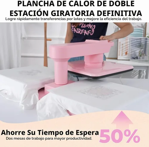 Vista 3 de Máquina de prensa de calor automática Whubefy 15x15