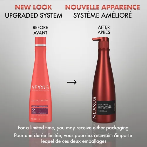 Vista 3 de Nexxus Champú Amino Bond para todo tipo de cabello dañado con aminoácidos y proteína de queratina 13.5 oz