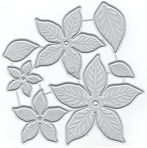 Vista 20 de DzIxY Troqueles de corte de metal de hoja de pétalos para hacer tarjetas, kit de papel de gofrado, troquelados, plantillas de máquina de álbumes