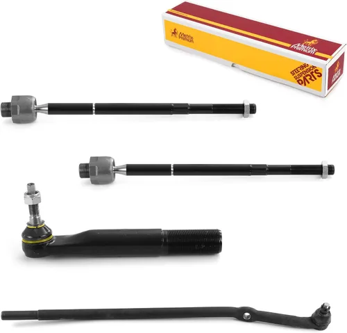 Vista 153 de Metrix Premium Chassis Parts - Kit de 4 piezas de extremos de barra de acoplamiento frontal exterior e interior compatible con Nissan Pathfinder